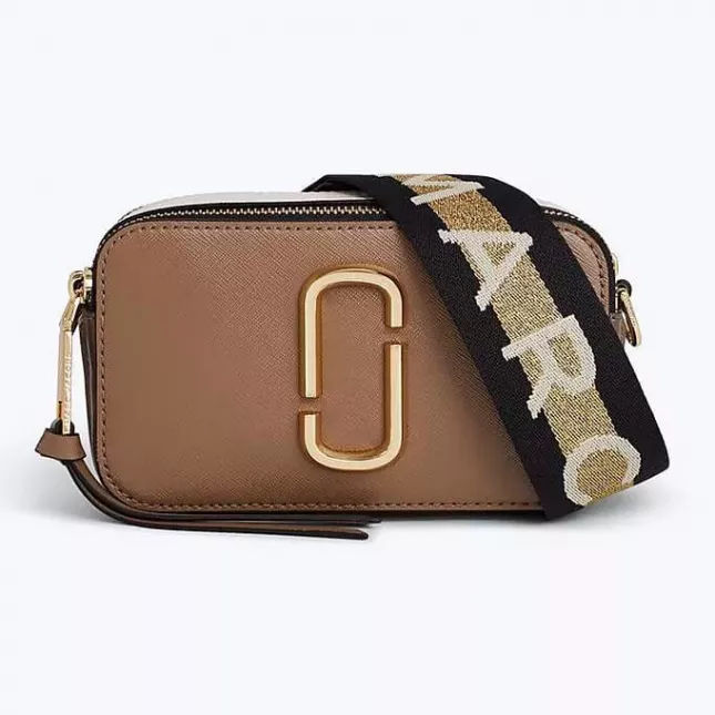  Marc Jacobs logo strap snapshot - french grey multi