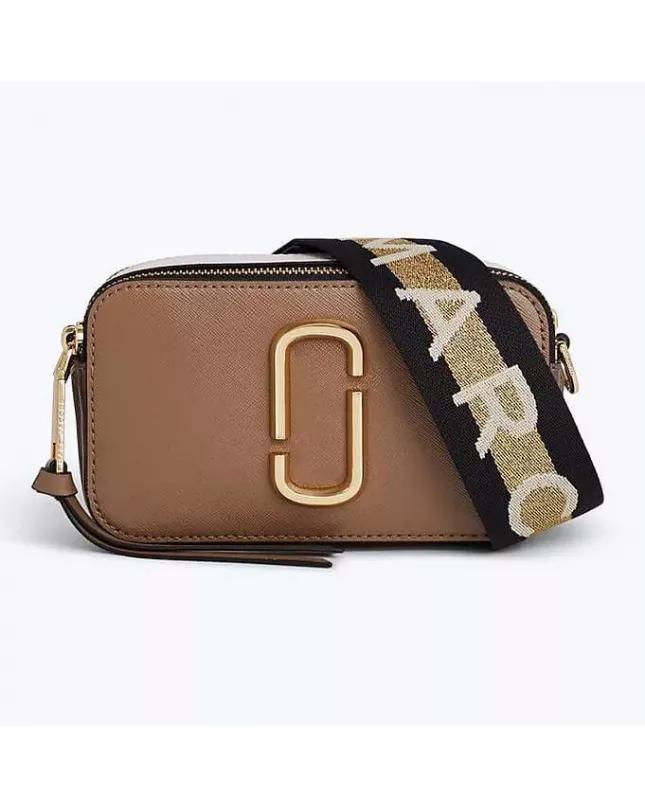 Marc Jacobs logo strap snapshot - french grey multi